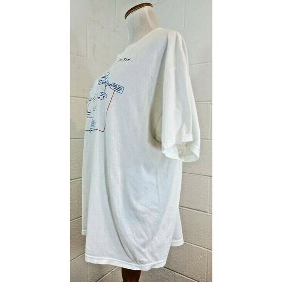 The Big Bang Theory White Friendship Algorithm Multi Color Tee Shirt Size XL - Picture 4 of 12